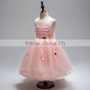 New Arrival Kids Embroidered Sleeveless Dress Child Baby Dress Mode Baby Girl Princess Dresses#L563 photo-6