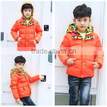 2016New Design Short Hoody Kid Down Jacket photo-2