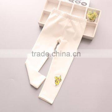 S15927A Wholesale Children Cotton Leggings Baby Girl Solid Colored Leggings photo-3