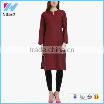 Ladies Fashion Clothing Apparel Cotton Kurta Neck Designs