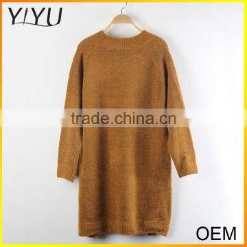 Clearance Cheap Lady Winter Loose Long Sleeve Pocket Knitted Sweater Pullover photo-2