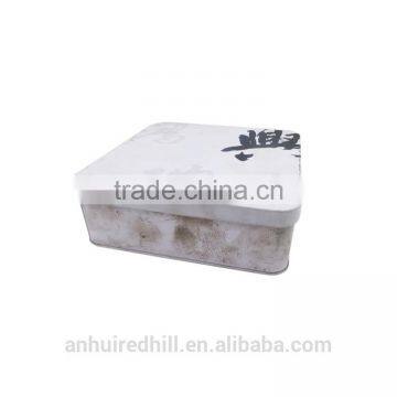 Recyclable Cheap White Metal Square Tin Box for Candy,cookie photo-2