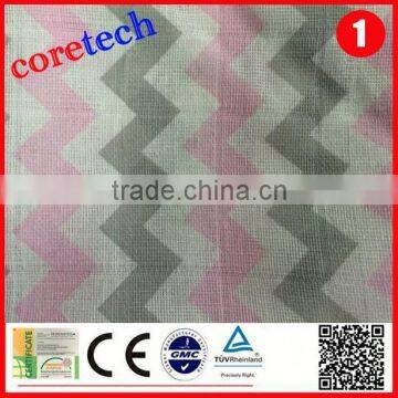 Anti-bacterial washed cotton printed muslin baby fabric factory