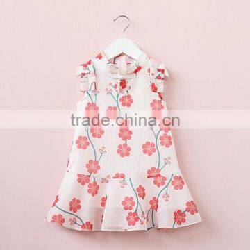 Modern Summer Cheongsam Baby Girl National Style Vest Dress photo-2