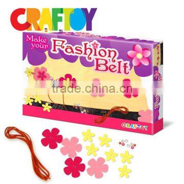 Design your fashion flower belt Educational toy diy toy do it yourself