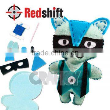 OEM Teaching Material make your own Sewing animal Raccoon