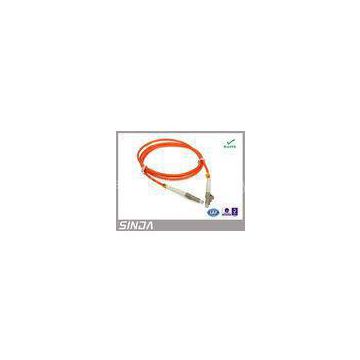 LC PC Multimode Fiber Optic Patch Cord With High Return Loss , APC Patch Cord