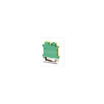 600V 50AMP UK6N Ground Screw Connection Terminal Block Size 47 / 8.2 / 54.5 mm