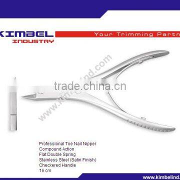 thick nail cutter/ compound action clipper/ heavy stainless steel cutter/ chiropody nail cutter