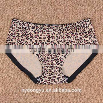 Seamless Multi Color Brief Panties /yjfa Nylon Candy Color Lepard Seamless Panties Underwear/ photo-5