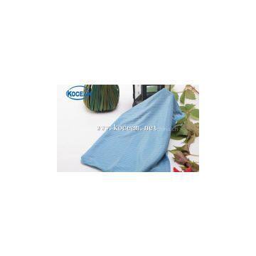 Microfiber check glass cleaning cloth