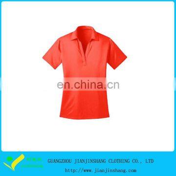 Sexy Deep V-Collar Purple Dri Fit Lycra Short Sleeve Golf Shirts photo-2