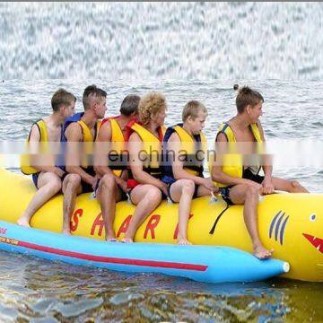 fish rubber boat ,inflatable boat water game banana boat