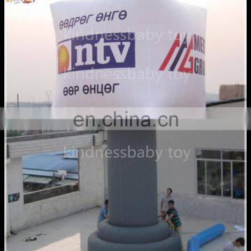 Promotion inflatable pillar, inflatable square balloon, floor balloon for advertising