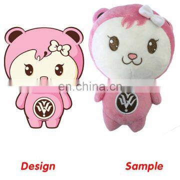 Welcomed Custom Cartoon Character Soft Toy Doll Oem Plush Toys photo-2