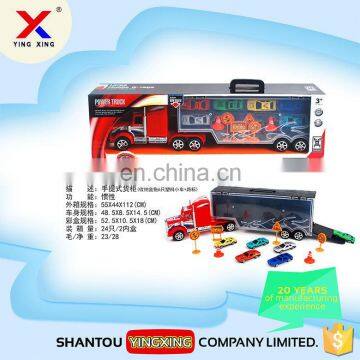 Ps plastic inertial friction truck toy