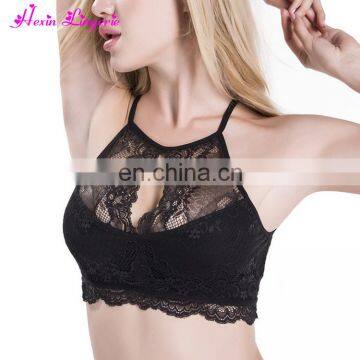 Prefect Quality Lace Halter Embroidery New Style Sexy Designer Bra