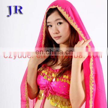 Arabic chiffon women Belly dance head veil P-9013#