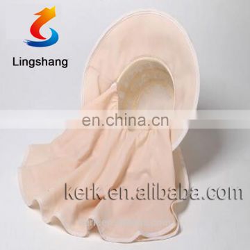 Outdoor Wide Brim Unique Desigh Polyester Woman Hat with Detachable Beautiful Veil