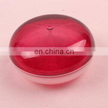 Round Plastic Pills Box with three dividers