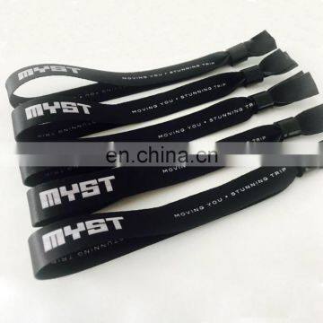 Cheap Custom Festival Wristbands Bracelets Cloth Woven Wristband photo-6