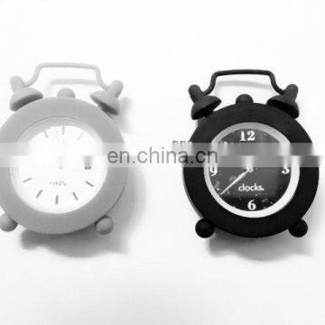 2015 OEM fashion Hotsell Mini retro silicon Clock Alarm clock