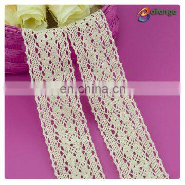 4cm wide garment accessories 100% cotton long white lace