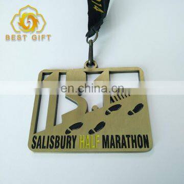 High Quality Cheap Customized Made 3D Running Metal Medal