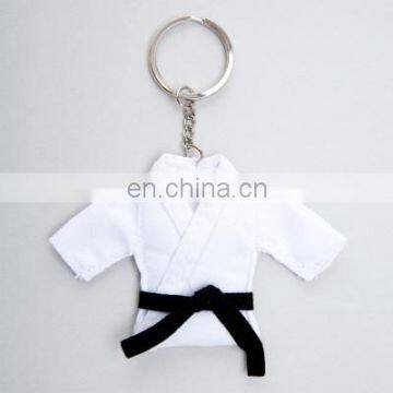 karate suit keyring key ring key chain car hang