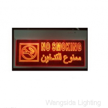 Hanging Exit Sign LED Emergency Light 5W 2Hour Acrylic Board SALIDA Battery Backup Rechargeable photo-2