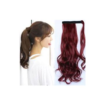 Bouncy Curl Mixed Color 18 Inches Natural Straight Natural Human Hair Wigs 100g