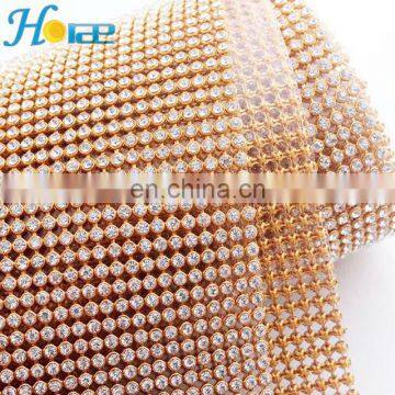 120*45 2mm/3mm/4mm Silver Glass Rhinestone Sheet Hotfix Aluminum Crystal Rhinestone Mesh