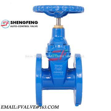 DIN3352 F4 PN16 heavy type Cast ductile iron GGG50 gate valve