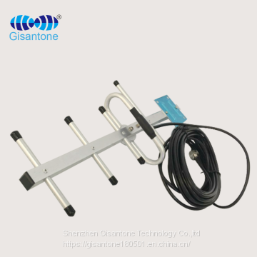 Gain 15dbi low band gsm f male fish bone China yagi antenna