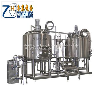 beer brew kettle and beer brewing system for beer production line