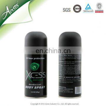 10 Years Factory Healthy Body Spray Can