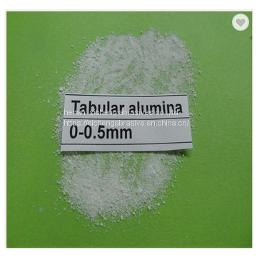 Sintered corundum 0-0.5mm Tabular alumina TBA Price