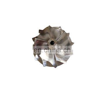 TD04HL 16T 49189-00016 43.43/56.02mm 6+6blades performance milling/aluminum 2618/billet compressor wheel for 49189-01330/1350