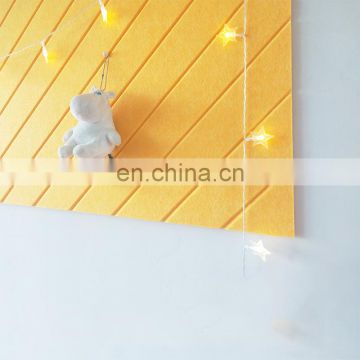 customized colors 100% polyester felt decoration board