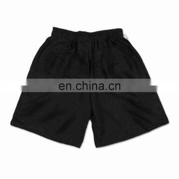 Top quality mens black printing shorts custom