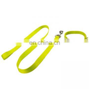 Nylon Collar and Leash Set Factory Price Dog Collar and Leash Simple Design and Color photo-1