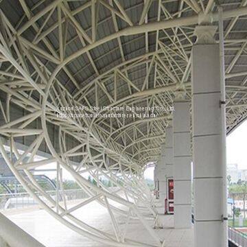 Nanjing Finance and Economics School Fuzimiao Campus Basketball Court Space Frame Roof Project photo-2