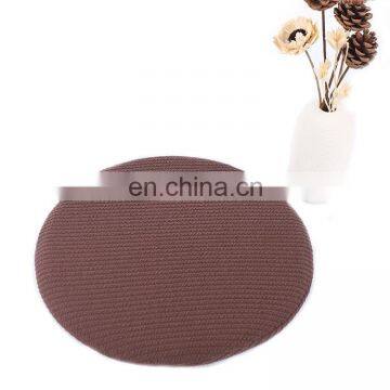 2019 Trending Products Custom Room Office and Car Seat Chair Pad Brown Multi Functional Round Cushion With Hidden Zipper photo-3