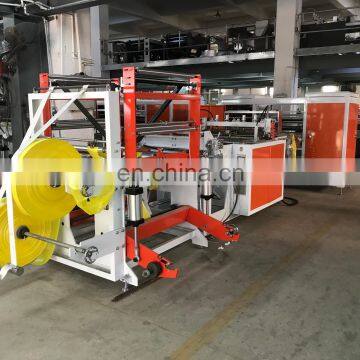 720 AR Automatic High Speed Disposable Rubbish Double Lines Roll Plastic Garbage Bag Making Machine With Auto Exchange Device