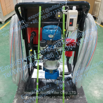 Customized Mobile Oil Purifier, Hydraulic Oil Lubricating Oil Vacuum Filter Cart for Petrochemicals Textile Electronic photo-4