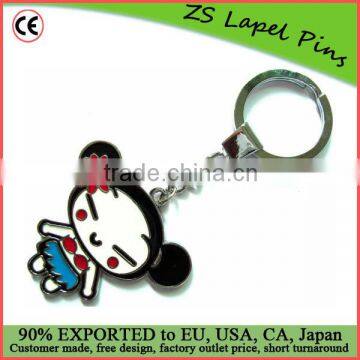 Custom cartoon metal keychains