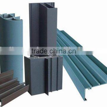 6063 extruded aluminum profile for wardrobe sliding doors