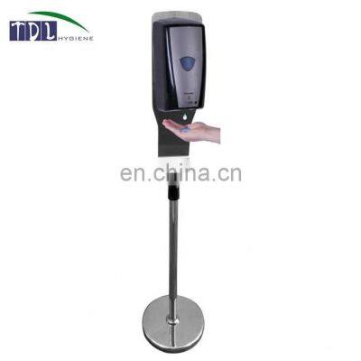 Wholesale Hot sale 2020 Removable Floor Free Standing Touchless Sensor  Automatic Alcohol Gel Hand Sanitizer Liquid Soap Dispenser