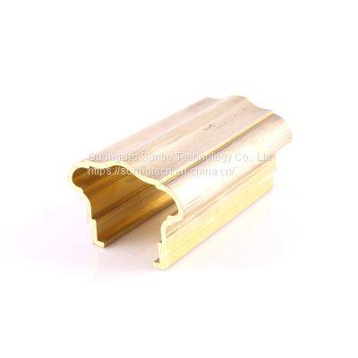 China Manufacturer Extruded Brass Profile Brass Stair Handrail