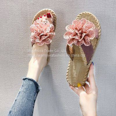 ladies women girls fashion leisure outdoor flat slippers shoes